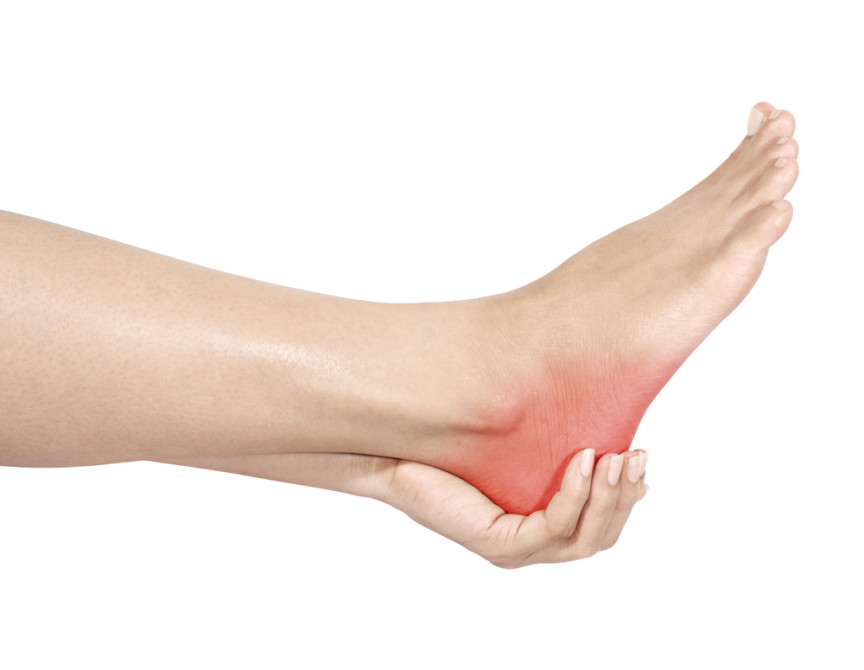 Heel pain anatomy diagram